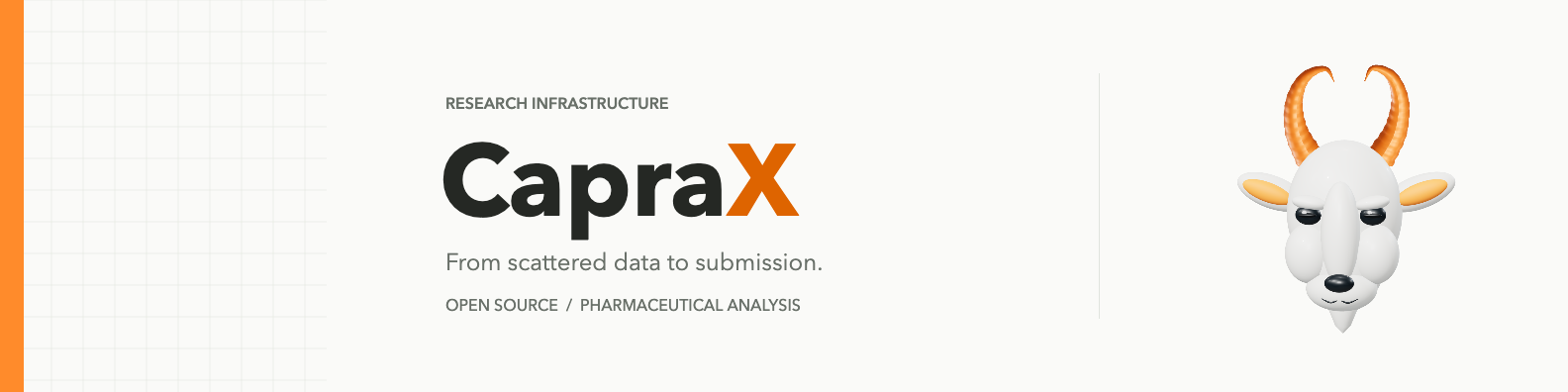 Orange CapraX LinkedIn banner